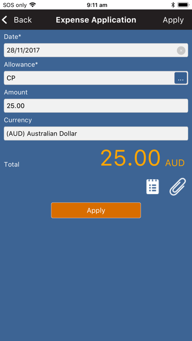 App screenshot