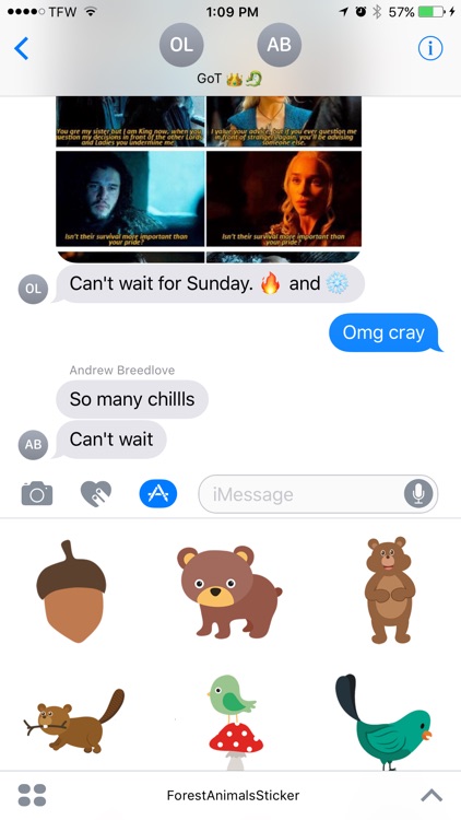 Forest Animals Sticker Pack