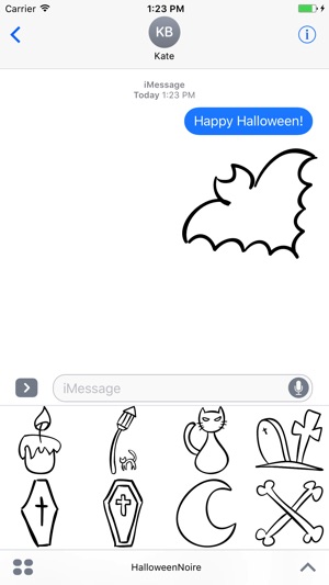Halloween Noire Stickers(圖1)-速報App