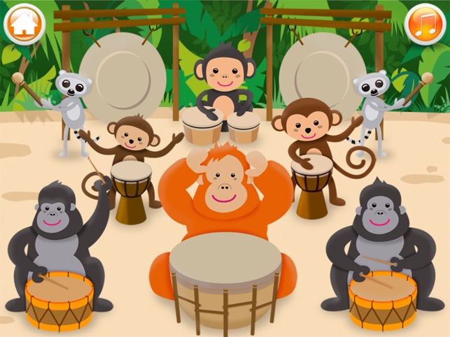 Jogos de música para bebés e crianças : descubra os instrumentos musicais e  seus sons !::Appstore for Android