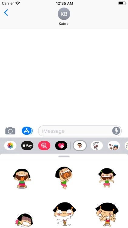 Mobile Girl Sticker