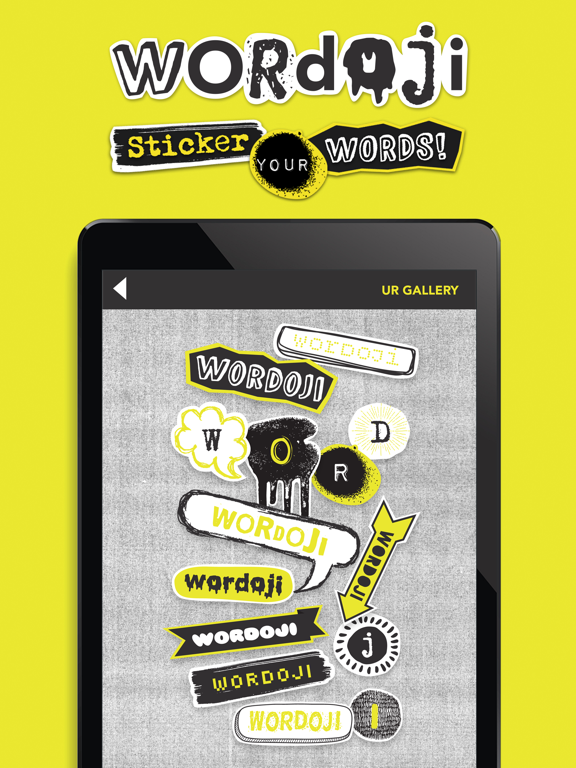Wordoji - 簡単なステッカーメーカーのおすすめ画像1