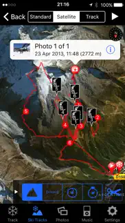 ski tracks iphone screenshot 2
