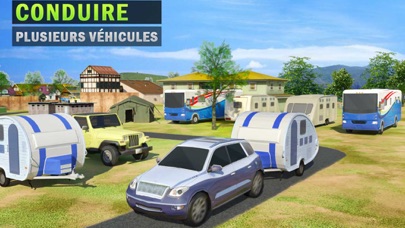 Screenshot #1 pour Campeur Camion Simulateur: Auto Remorque Au volant