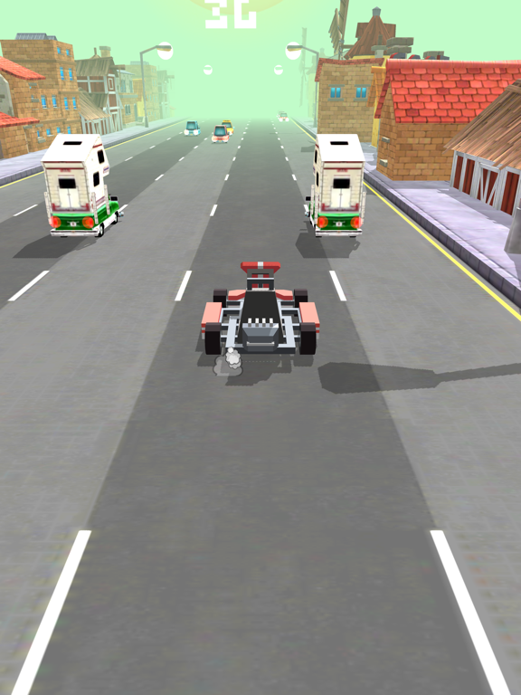 racing car highway racer speed games iPad screenshot