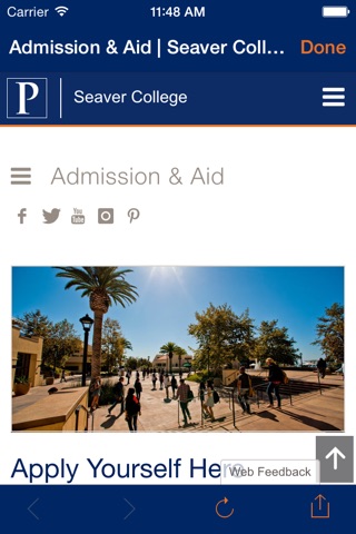 Pepperdine University screenshot 4