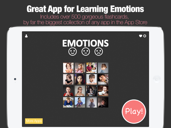ABA Flash Cards & Games - Emotions iPad app afbeelding 1