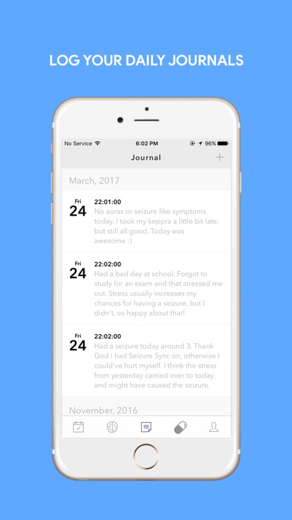 Seizure Sync Epilepsy Log screenshot-3