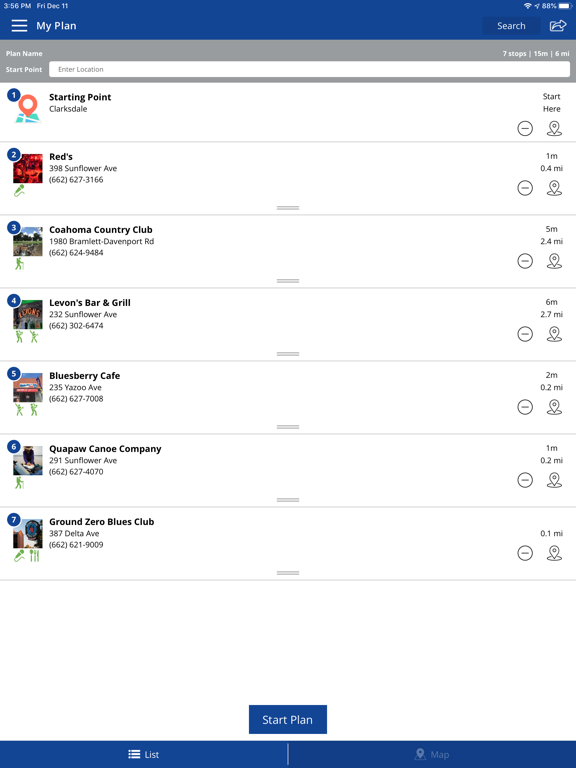 Visit Clarksdale iPad screenshot 9 - Travel app