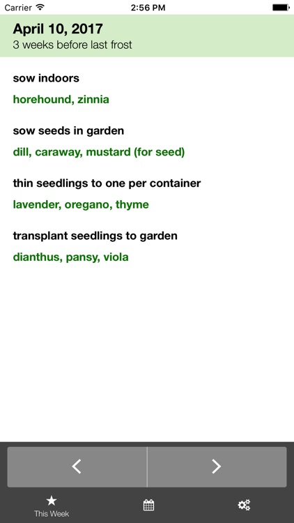 Skippys Flower and Herb Planting Calendar