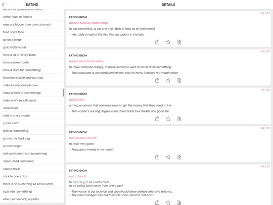 Screenshot #5 pour Food - Negotiation idioms