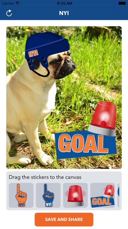 NYI Hockey Stickers & Emojis