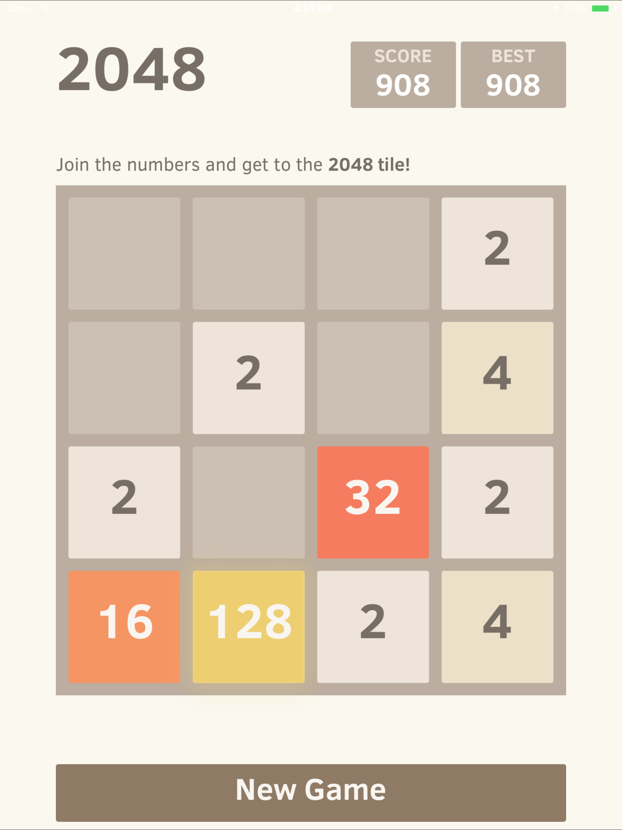 2048 (ad free) screenshot 6
