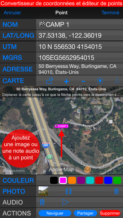 Screenshot #3 pour Boussole 55 – Kit GPS + carte.