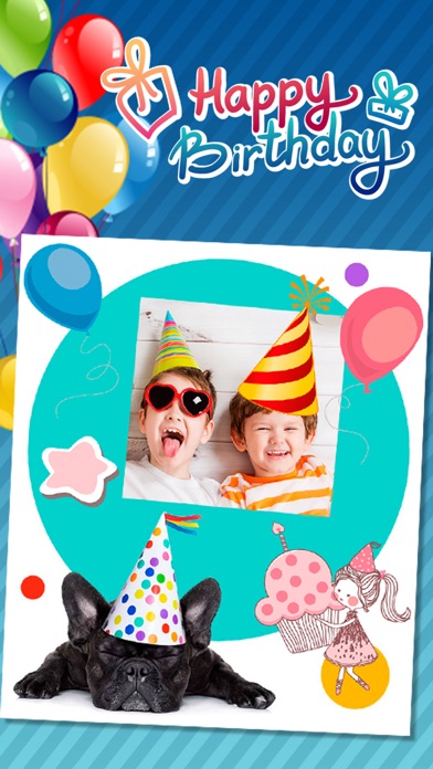 How to cancel & delete Birthday greeting cards photo editor – Pro from iphone & ipad 3
