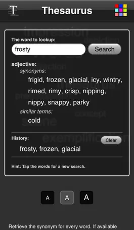 Game screenshot Thesaurus App apk