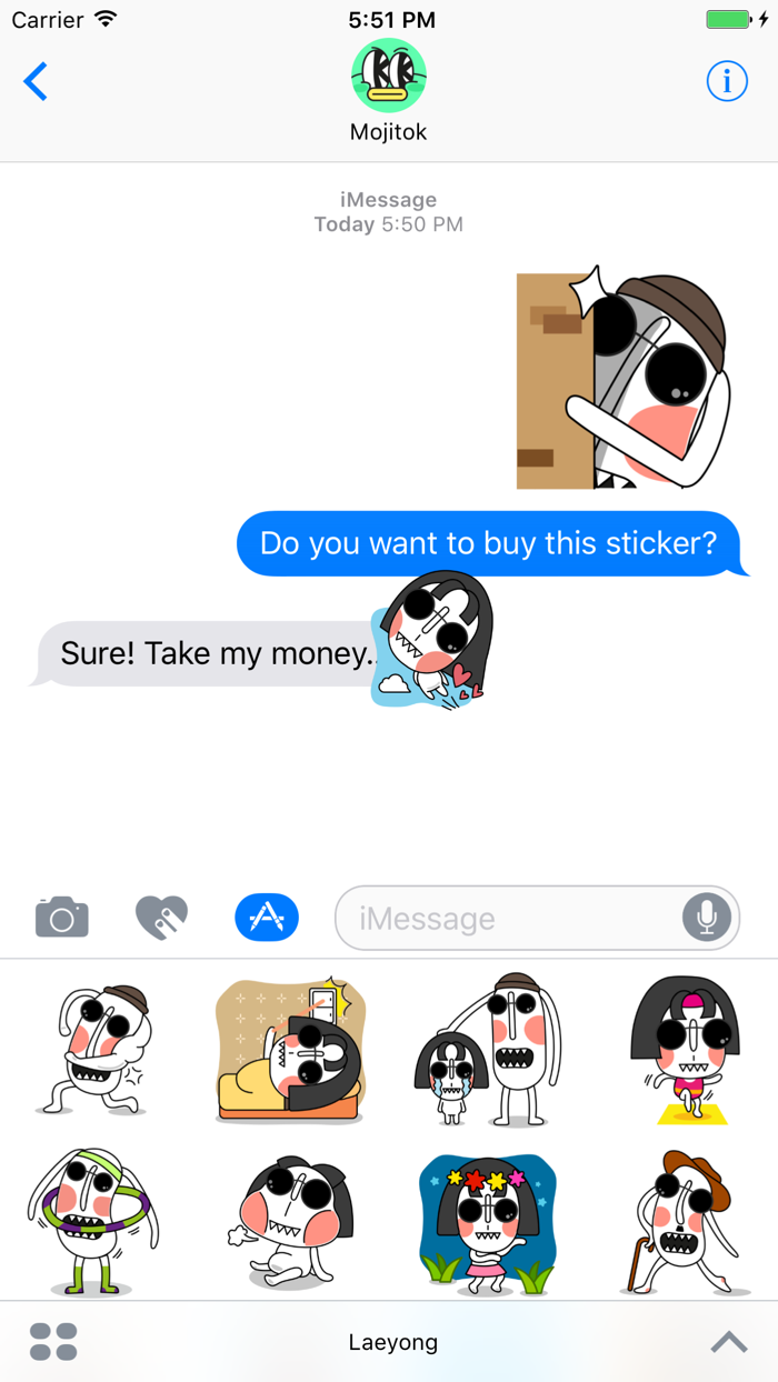 Laeyong Stickers