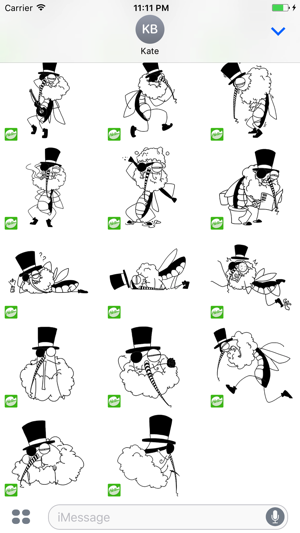 表情,貼圖,貼紙,Hellowe Stickers: Sir Mosquitoe(圖3)-速報App