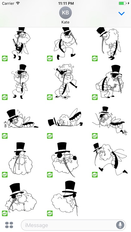 Hellowe Stickers: Sir Mosquitoe