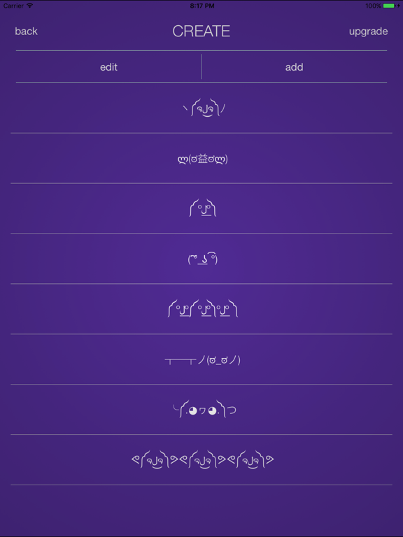 Screenshot #5 pour Dongers Keyboard - Your Personal ASCII Emoji