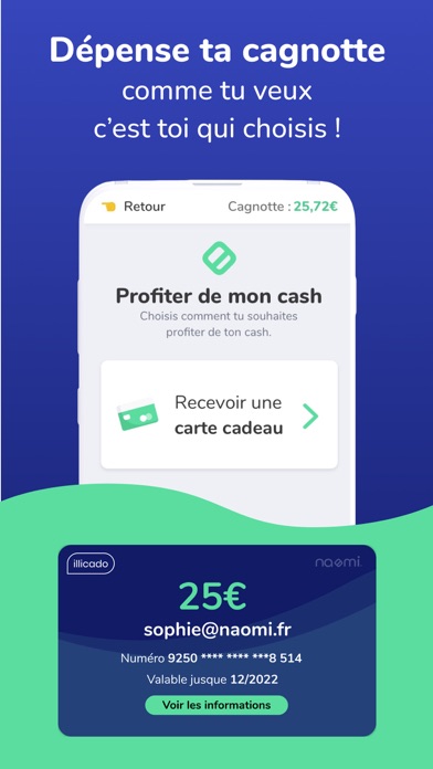 Naomi | Tes achats récompensés Naomi | Tes achats récompensés