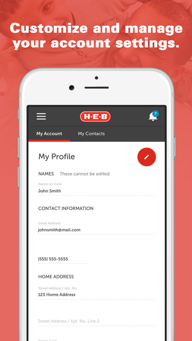 H-E-B Prepaid Screenshot