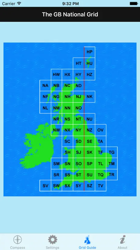 GB Grid Ref Compass