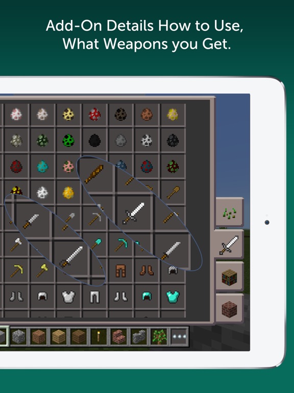 Hunter Weapons Add-On for Minecraft PE: MCPEのおすすめ画像2