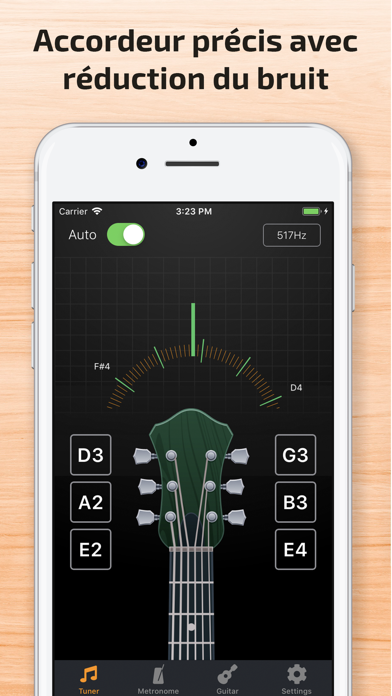 Screenshot #1 pour Accordeur de Guitare & Ukulele