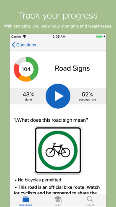Canada Driving Theory Test Screenshot