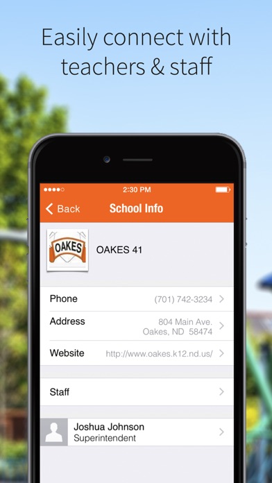 Oakes Public Schools Screenshot