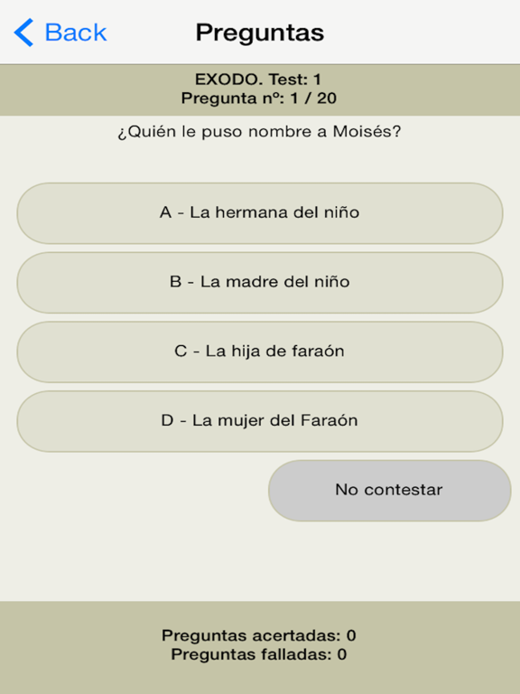 The bible quiz game iPad screenshot 5 - Education app
