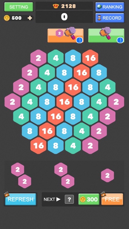 2048 - Merge Number Puzzle