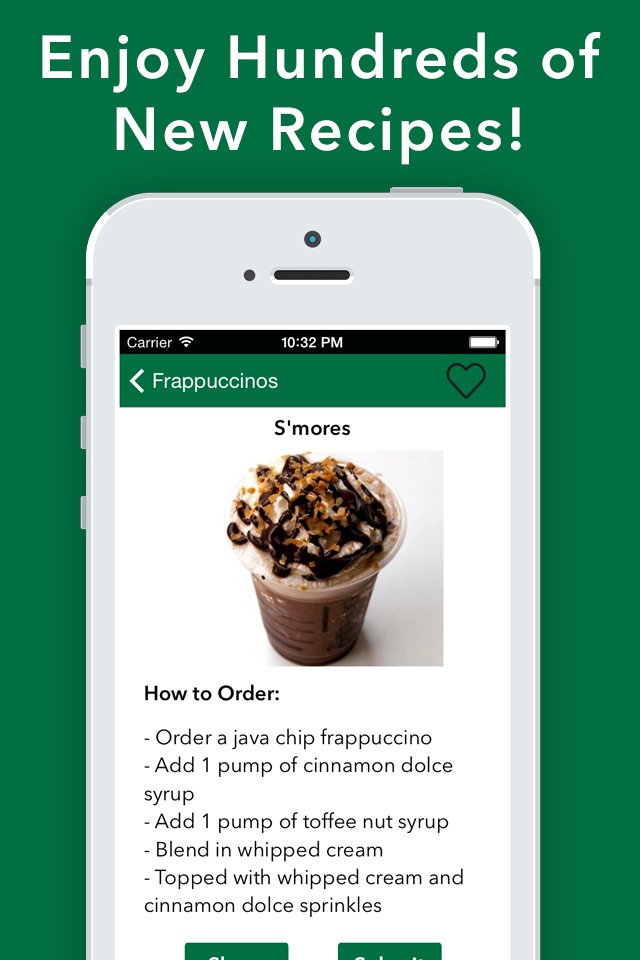 Secret Menu for Starbucks Pro! screenshot 2