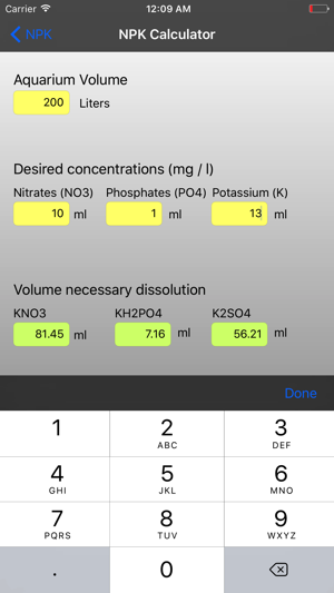 Aquarium NPK Calculator(圖4)-速報App