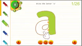 Game screenshot Santa Claus abc Small Alphabets Tracing Learning mod apk