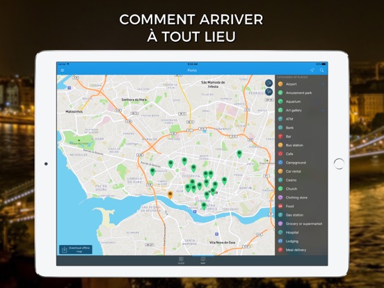 Screenshot #6 pour Porto Guide Voyage avec Offline Maps