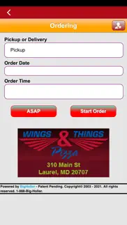 wings things & pizza iphone screenshot 1