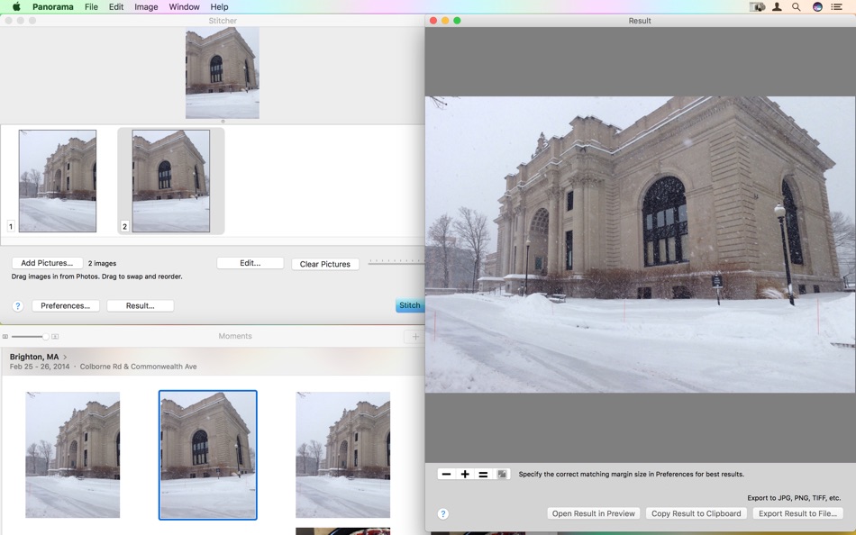 #2. Panorama - Join Overlap Images (macOS) 由: Limit Point Software