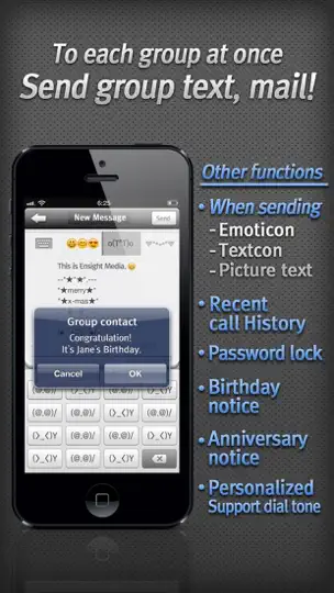 Скриншот IGroup Contacts+Speed Dial Free на iPhone 4