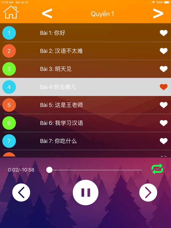 Học Tiếng Trung Giao Tiếp HSK iPad screenshot 8 - Education app