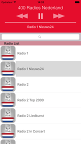 400 Radios Nederland (NL): Nieuws, Muziek, Voetbal screenshot