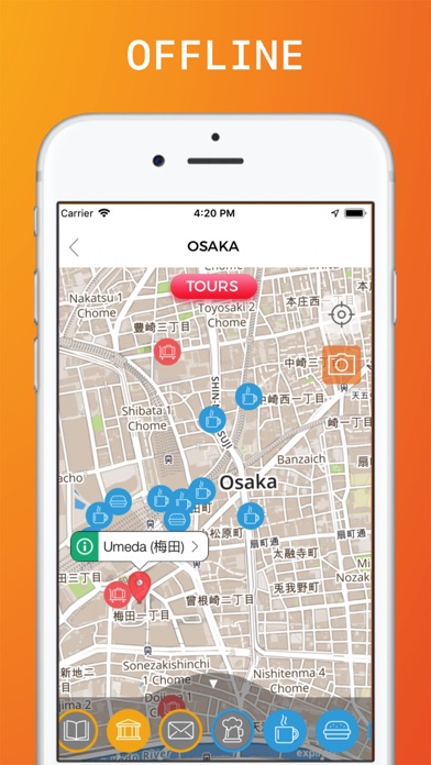 Osaka Travel Guide Offline Screenshot