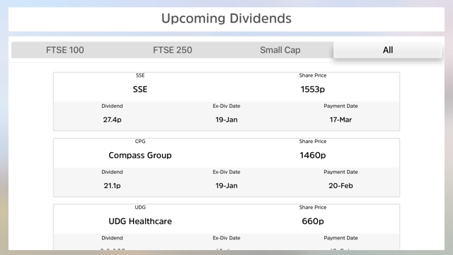 Dividend Calendar For LSE Stock Market and FTSE(圖1)-速報App