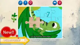 Game screenshot Learn Number Animals Jigsaw Puzzle Game hack
