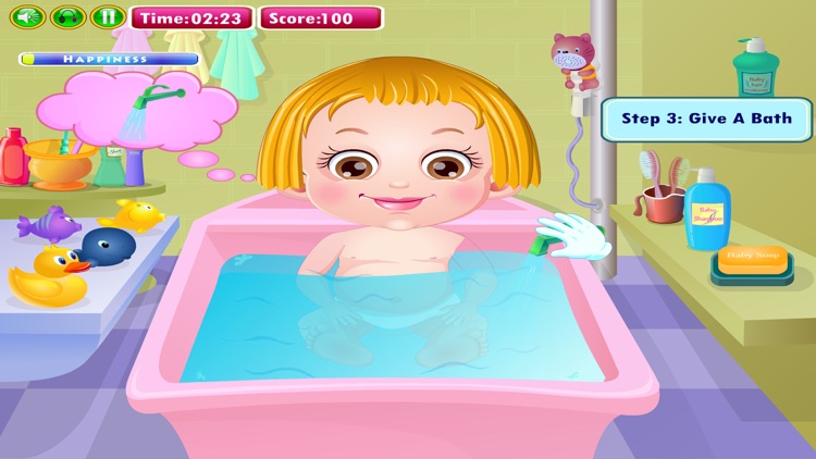 可爱宝贝理发 - 免费女生教育小游戏 screenshot-3
