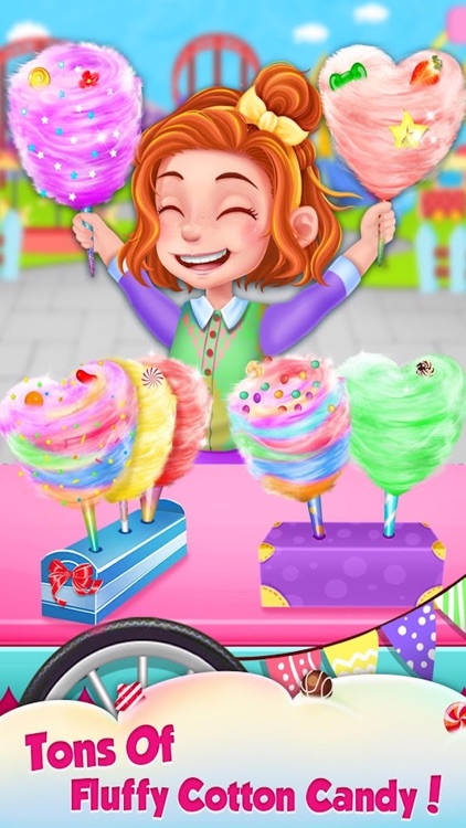 Sweet Cotton Candy Making & Baking games for Kids