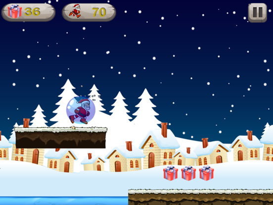 Santa Bag - Game run collected gifts on Christmas iPad screenshot
