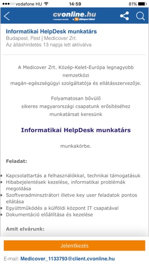 Cvonline.hu állások(圖3)-速報App