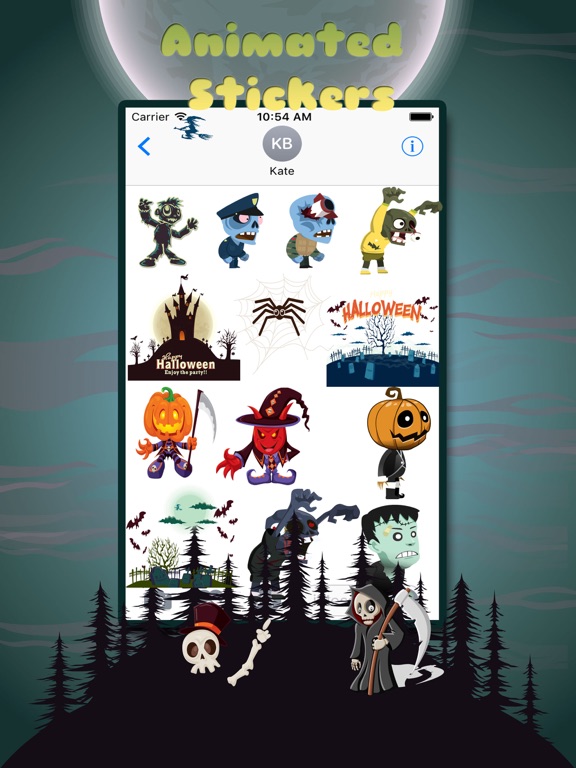 HalloMoji  Halloween Emojis iPad screenshot